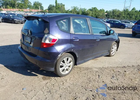 2009 Honda Fit Sport из США, поврежденный, VIN JHMGE884X9S040642